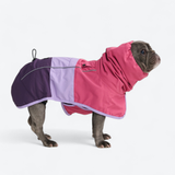 Dog Raincoat - Pink Lilac Purple||size:L,XL