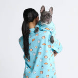 人間用パジャマ トップ - ブレックファスト - ブルー