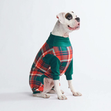 Green Red Plaid PJ||size:3XL,4XL