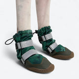 Flex Shell 防水犬用ブーツ - グリーン カモ