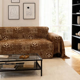 ソファカバー – ラスティックボヘミアンブラウン