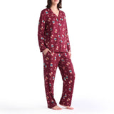 Human Pajama Pants - Teddy Christmas||size:S,M,L,XL,2XL