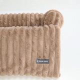 高級ソファカバー付きドッグベッド - ブラウン