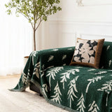 Pine Trees Green Couch Cover