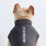 日焼け止め犬用Tシャツ - ダークグレー