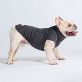 日焼け止め犬用Tシャツ - ダークグレー