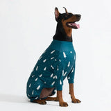 犬用クリスマスパジャマ - フロスティパイン