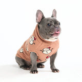 クリスマスニット犬用セーター – サンタとルドルフ