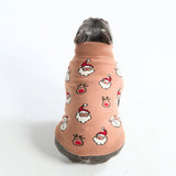 クリスマスニット犬用セーター – サンタとルドルフ