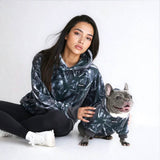 コンクリートウッド犬用パーカー – アスファルト