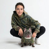 コンクリートウッド犬用パーカー – モス(苔)