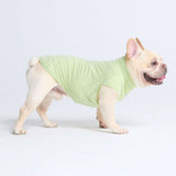 日焼け止め犬用Tシャツ - ライトグリーン