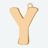 イニシャルジュエリータグ - Y