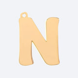 イニシャルジュエリータグ - N