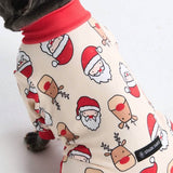 犬用クリスマスパジャマ - サンタとルドルフ