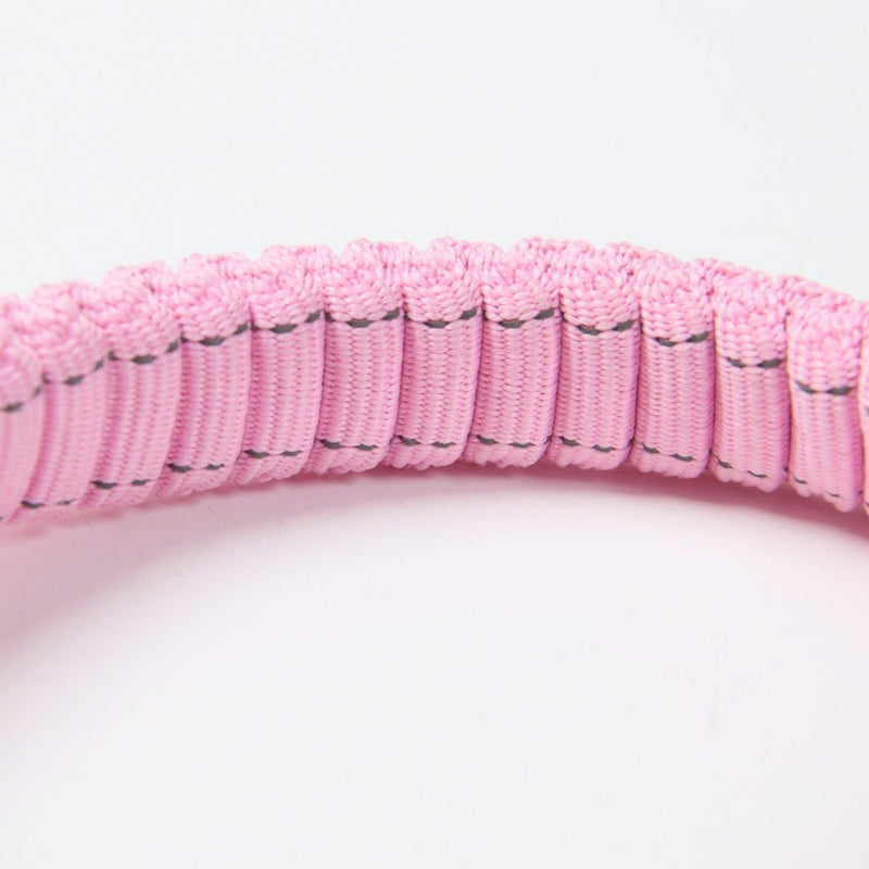 多機能シートベルト対応ハンズフリーリード＆うんち袋ホルダーセット – ピンク