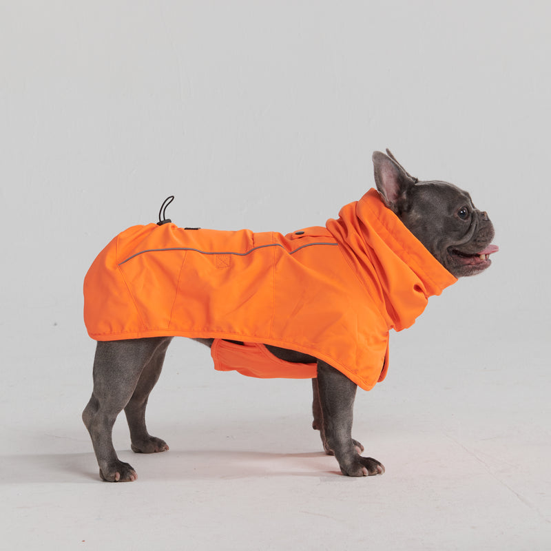 Breatheshield™ 犬用レインコート - ネオンオレンジ