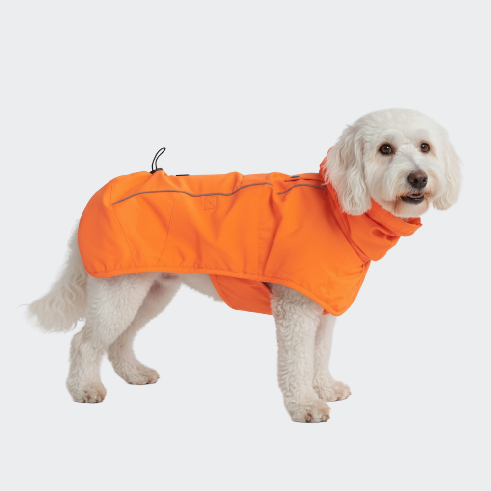 Breatheshield™ 犬用レインコート - ネオンオレンジ – SPARK PAWS