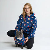 フランス・ヒューマン・パーカー（ブルー）