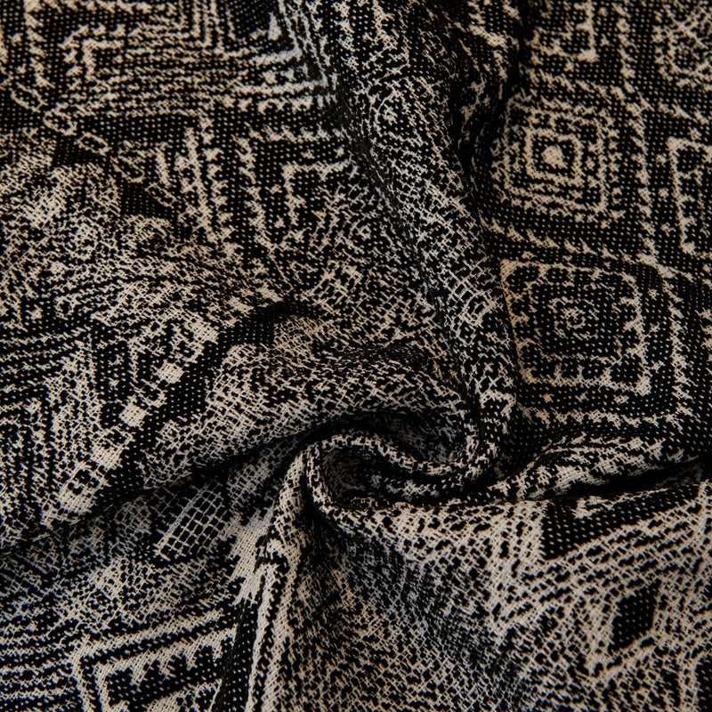 ソファカバー – ラスティックボヘミアンブラック