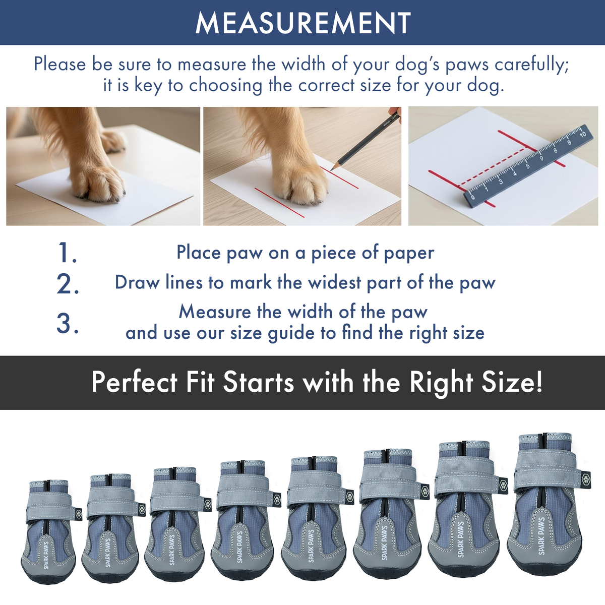 365 オールシーズン犬用シューズ 4個セット – SPARK PAWS