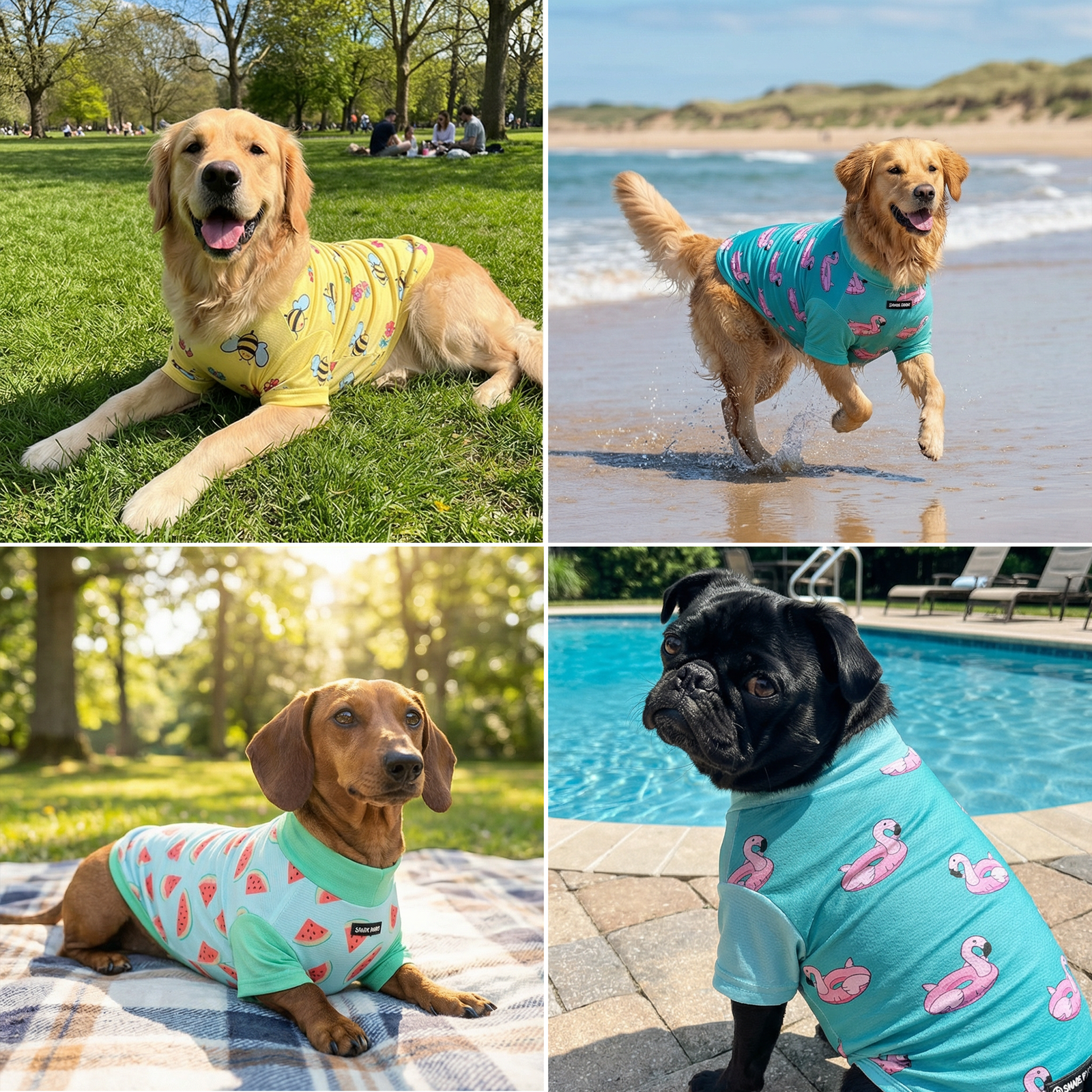 日焼け止めTシャツ3枚パック – SPARK PAWS