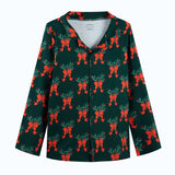 Human Pajama Top - Mistletoe Night||size:S,M,L,XL,2XL
