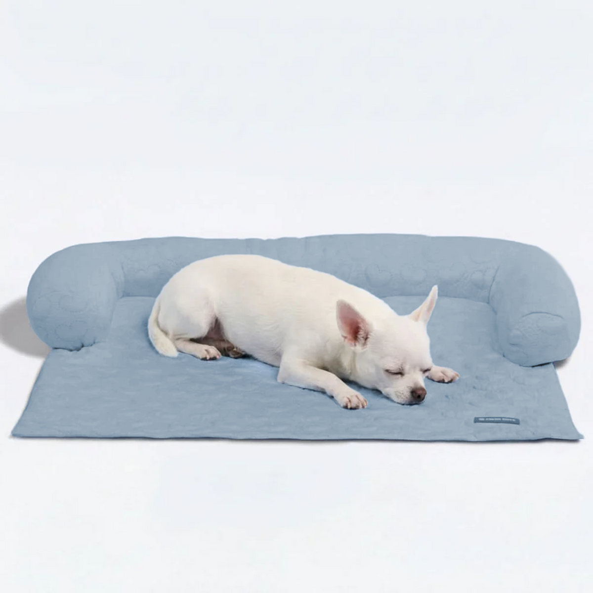 Frostcore™ 冷却ソファーカバー犬用ベッド - ハーツ アッシュブルー