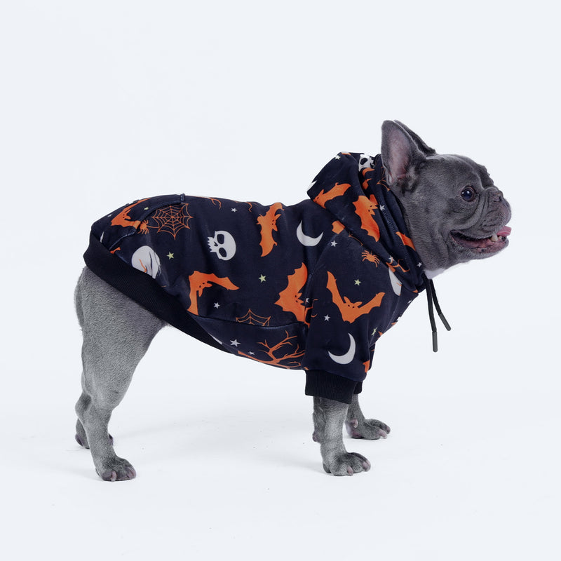 ハロウィン ドッグ パーカー - ブラック