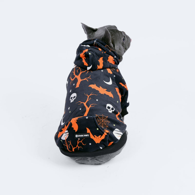ハロウィン ドッグ パーカー - ブラック