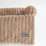 高級ソファカバー付きドッグベッド - ブラウン