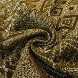 Rustic Boho Green Couch Cover