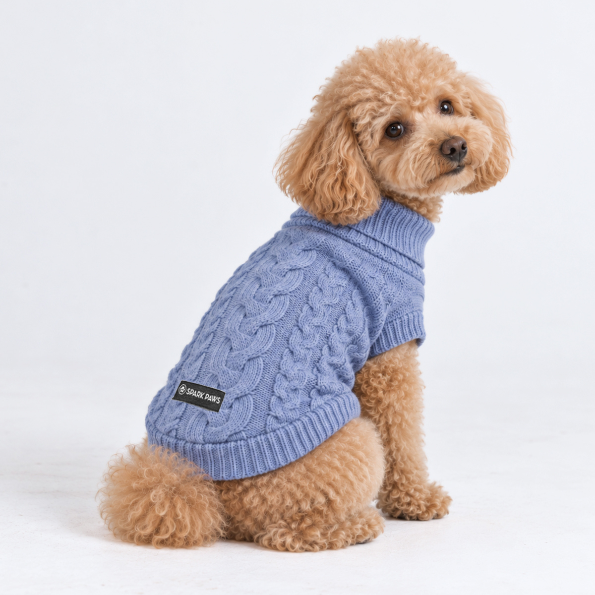 小型犬と大型犬用のニットドッグセータージャンパー – SPARK PAWS