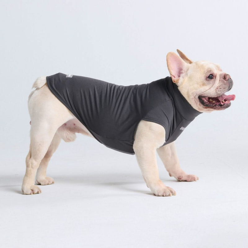 日焼け止め犬用Tシャツ - ダークグレー