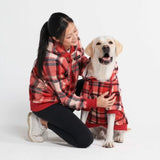 Red Plaid Hoodie