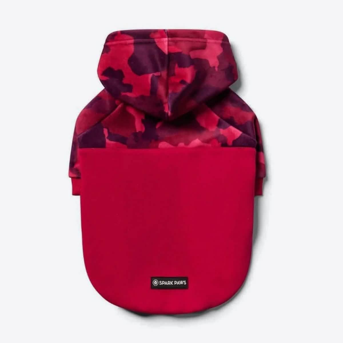 犬雑貨・オーナーズグッズ Pomelo フューシャ カモ 犬用パーカー – SPARK PAWS