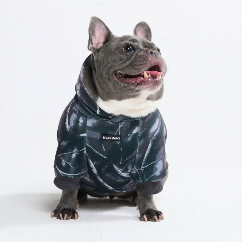 コンクリートウッド犬用パーカー – アスファルト