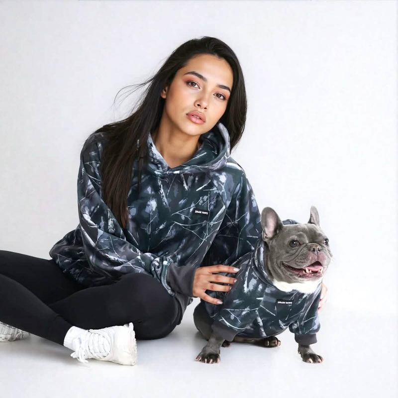 コンクリートウッド犬用パーカー – アスファルト