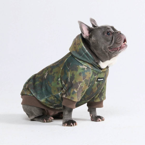 コンクリートウッド犬用パーカー – モス（苔）