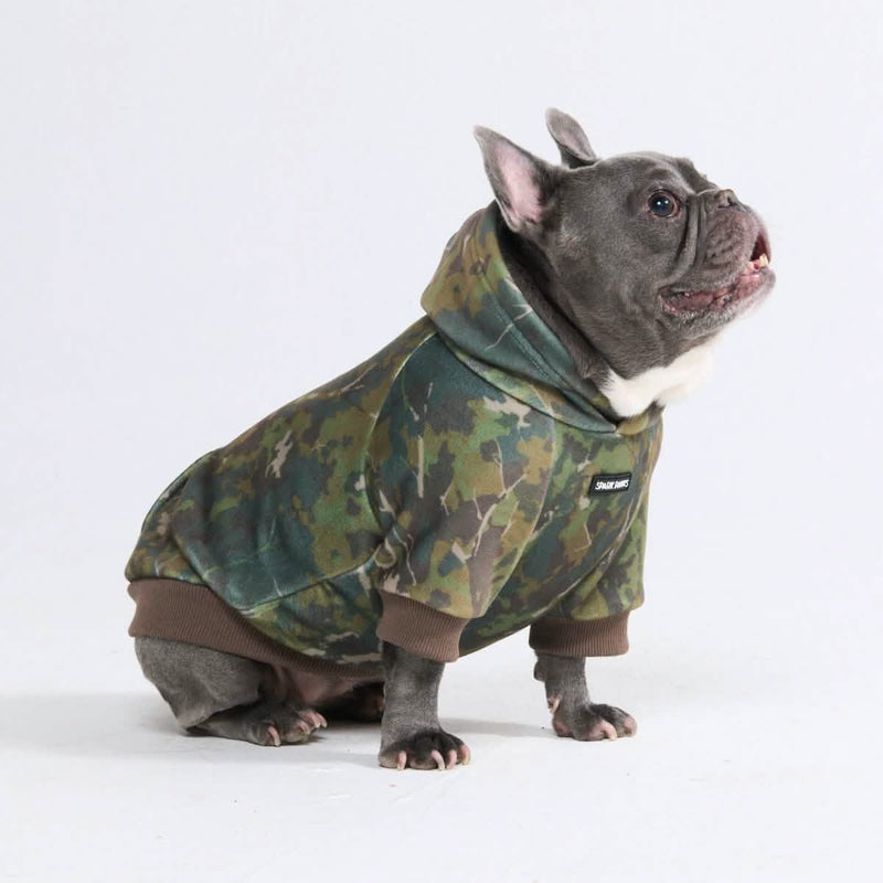 コンクリートウッド犬用パーカー – モス（苔）