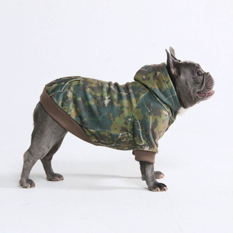 コンクリートウッド犬用パーカー – モス（苔）