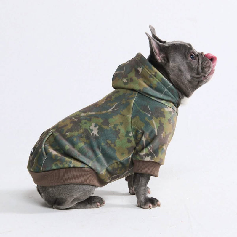 コンクリートウッド犬用パーカー – モス（苔）