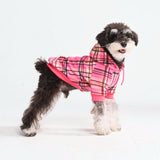 Pink Plaid Hoodie