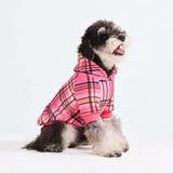 Pink Plaid Hoodie
