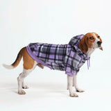Purple Plaid Hoodie
