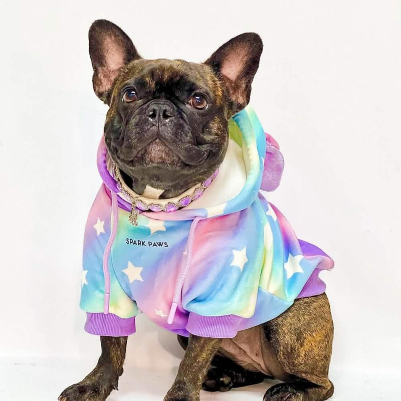 ハロウィン犬用フーディー - ユニコーン