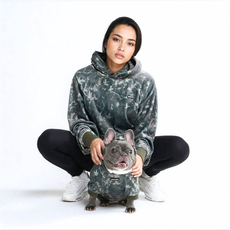 コンクリートウッド犬用パーカー – ティンバー（木）