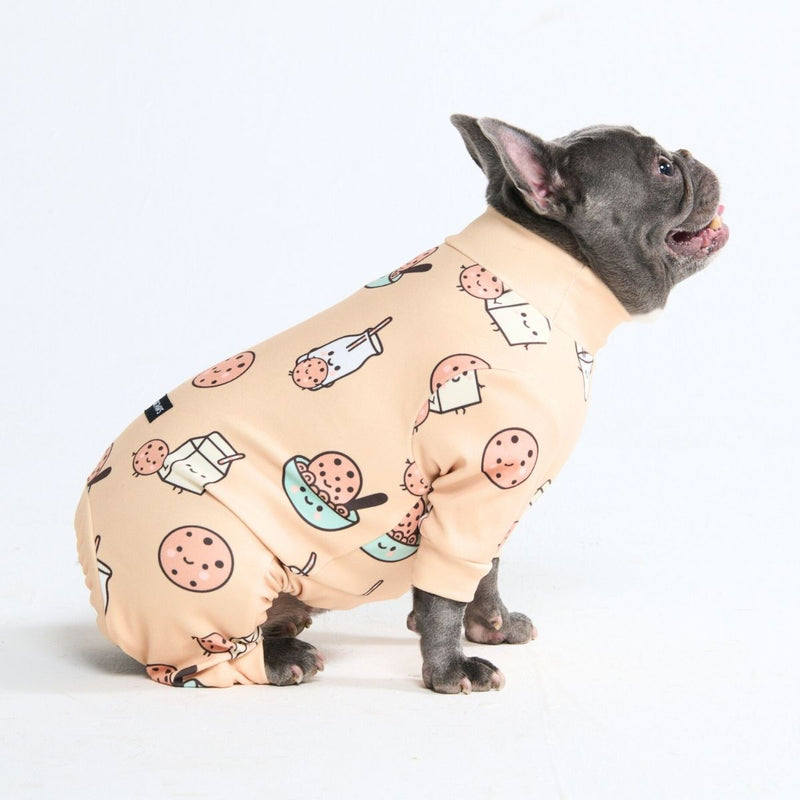 ドッグパジャマ - クッキーとミルク