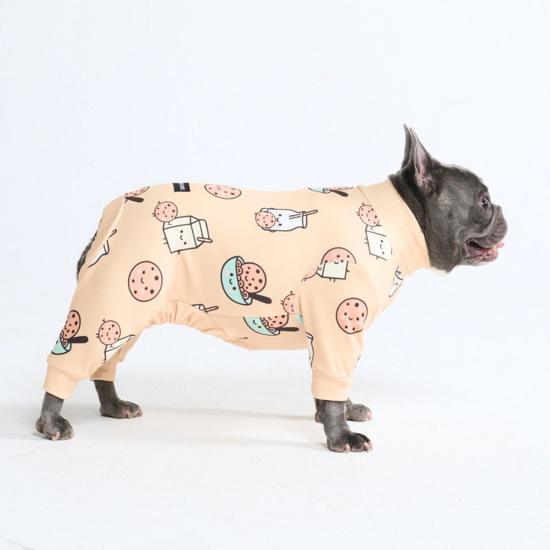 ドッグパジャマ - クッキーとミルク