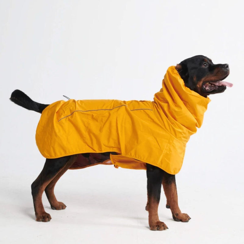 ブレスシールド™ 犬用レインコート - マスタードイエロー